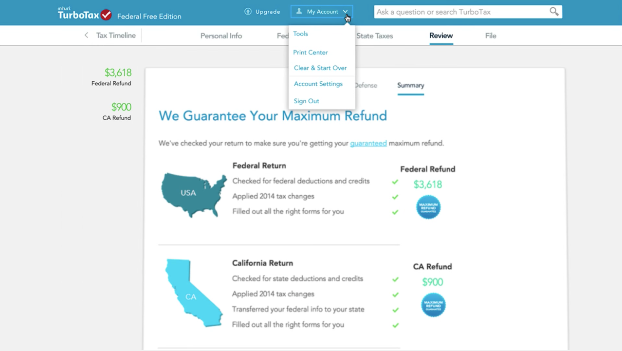 turbotax review cnet