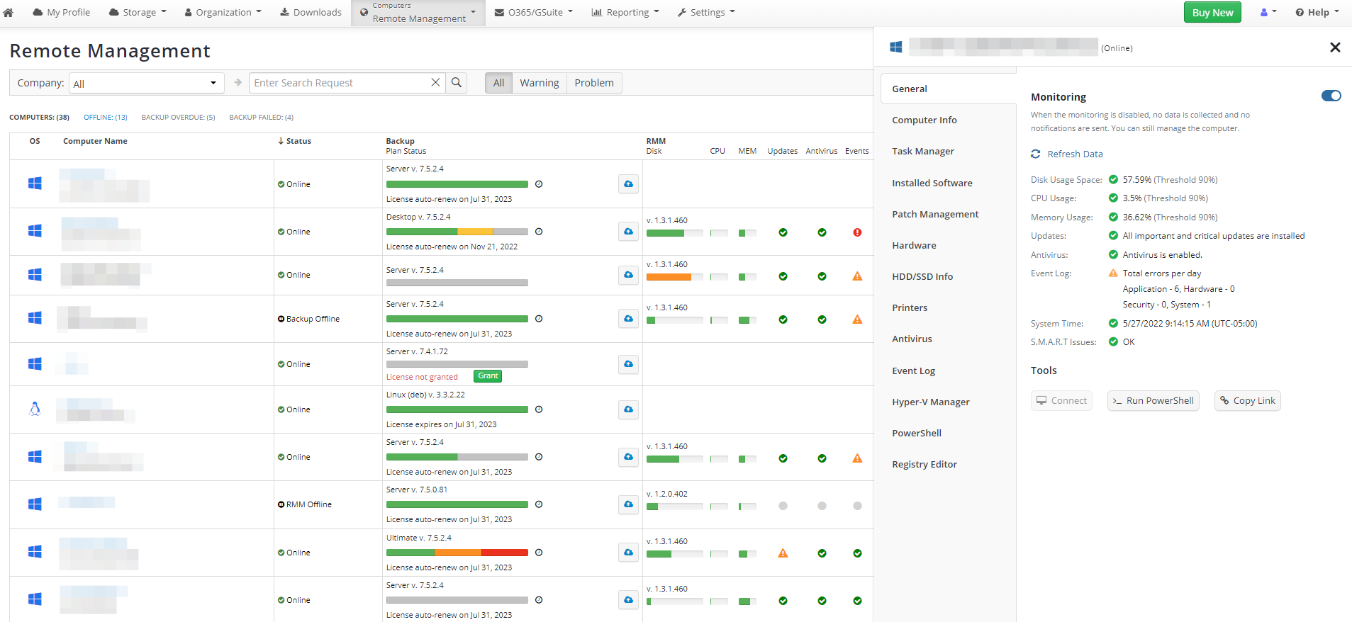 MSP360 RMM Logiciel - 1