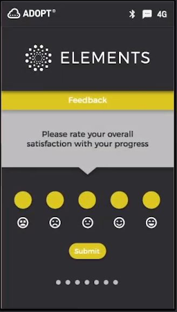 Adopt screenshot: ADOPT feedback collection