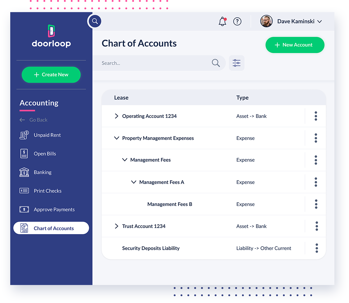 You don't need to be an accountant to use DoorLoop. With a full accounting suite that replaces QuickBooks, there's no more duplicate data entry or stress.