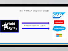 AI Field Management Software - Secure API for Integrations to your ERP or CRM