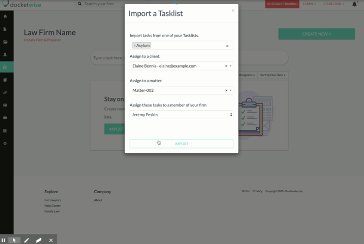 Docketwise Logiciel - 3