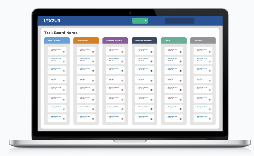 Lexzur screenshot: Create, track, and manage your contracts, matters, cases, tasks, clients, suppliers, and all their related metadata the way you want with highly configurable forms and workflows.	