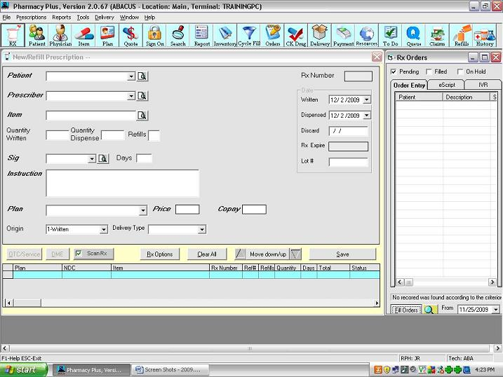 Abacus Pharmacy Plus Software - 3