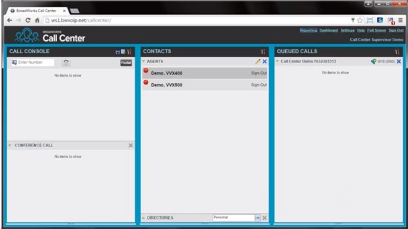 Voyant Software - Voyant call center screenshot