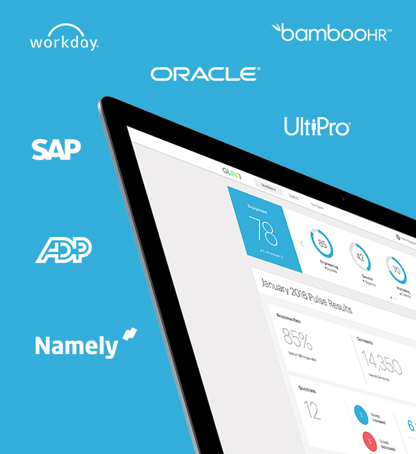 Glint Software - Glint offers integration options with existing third party HRIS solutions including Workday, Oracle, BambooHR, UltiPro, Namely, SAP and ADP etc