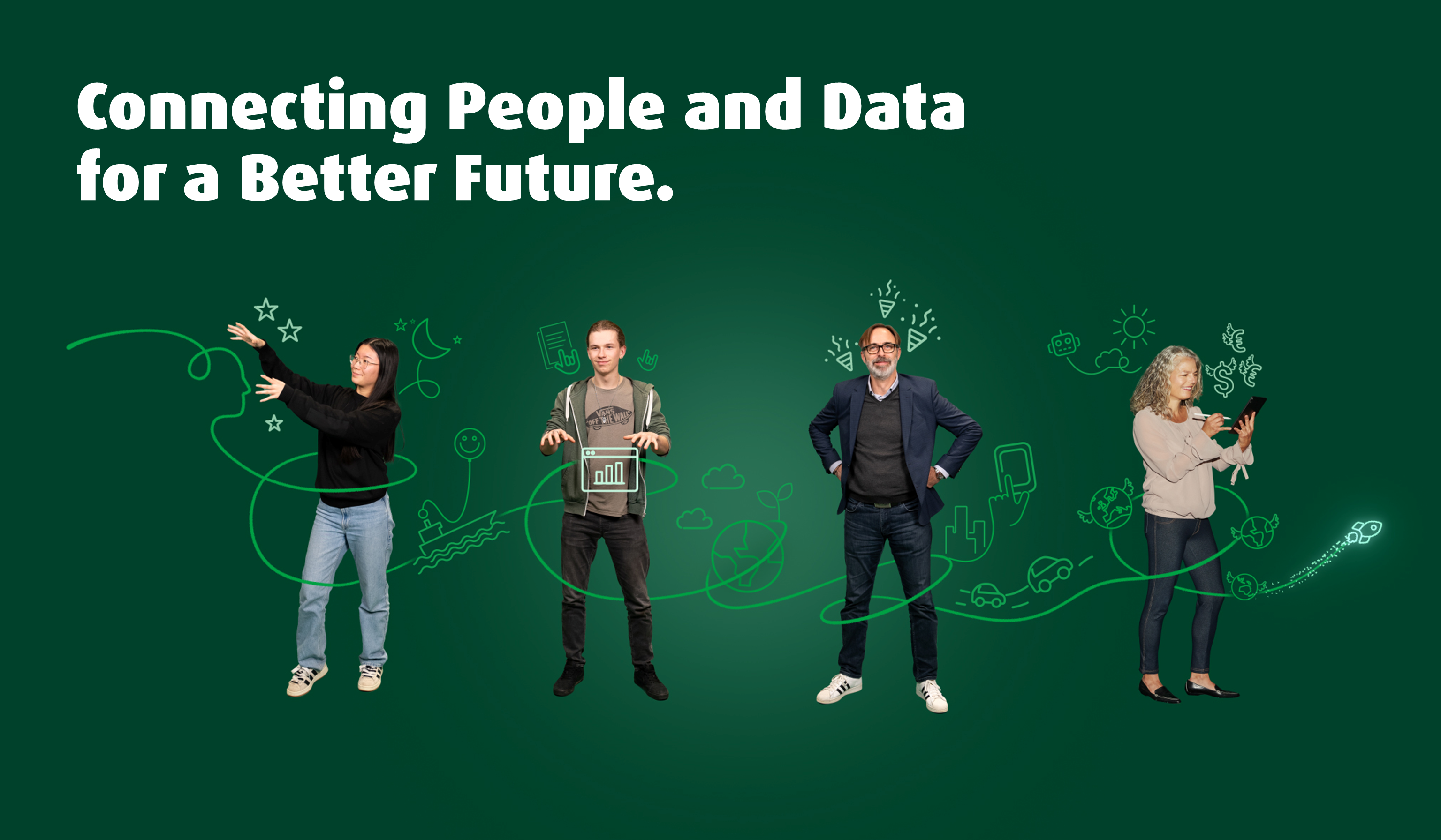 Lobster Data World screenshot: Our mission is to connect People & Data for a Better Future