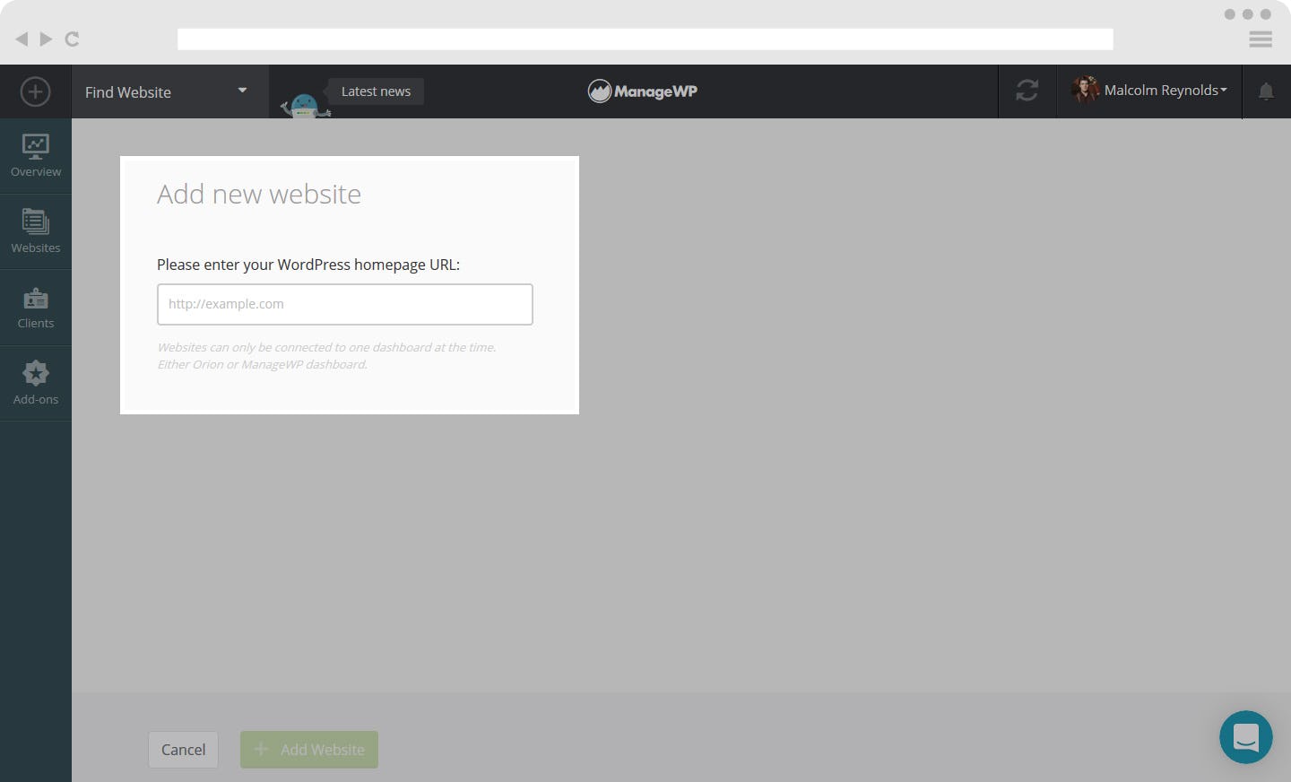 ManageWP Software - 2