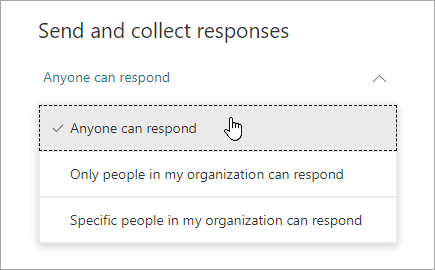 Microsoft Forms form sharing