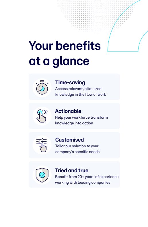 Your benefits at a glance