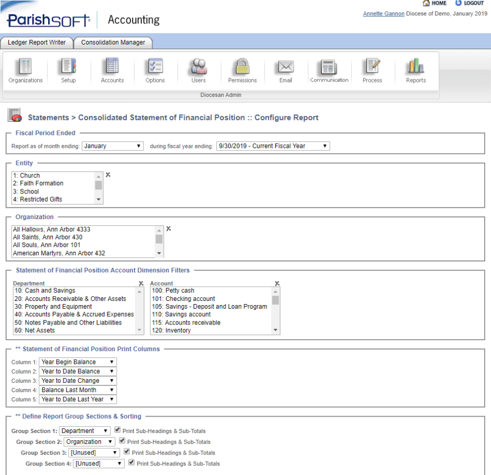 ParishSOFT Accounting Software - 3