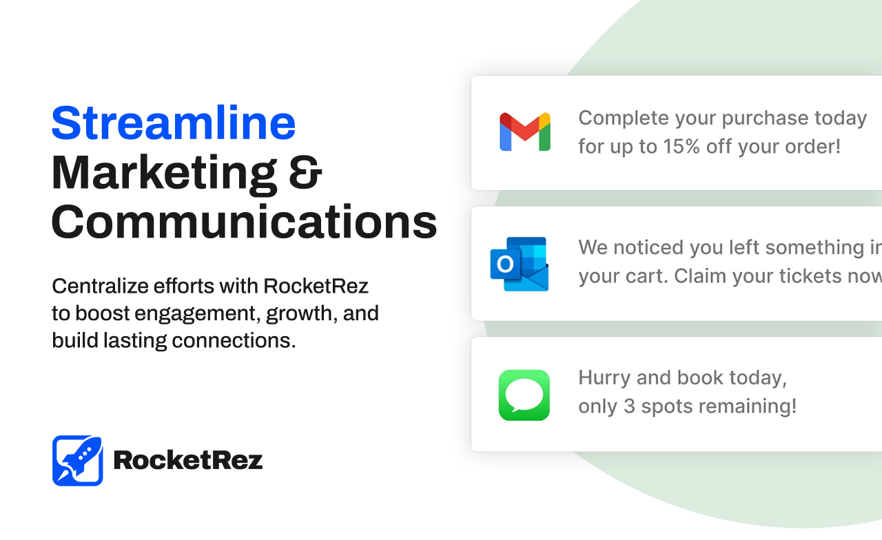 Enhance your marketing strategies by centralizing efforts with RocketRez, boosting engagement and building lasting relationships.