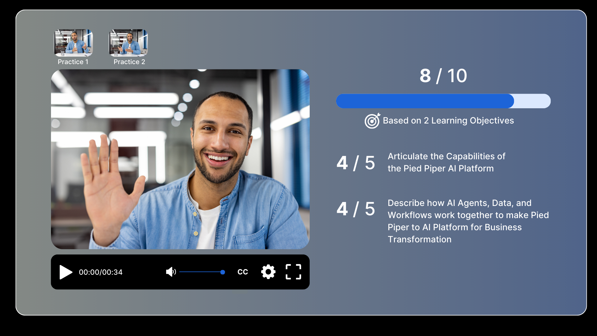 Bongo screenshot: Bongo is video-native and powered by the world’s best AI models. What was previously impossible — performing effective assessments at scale — is now possible. 