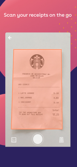 Scan your receipts
