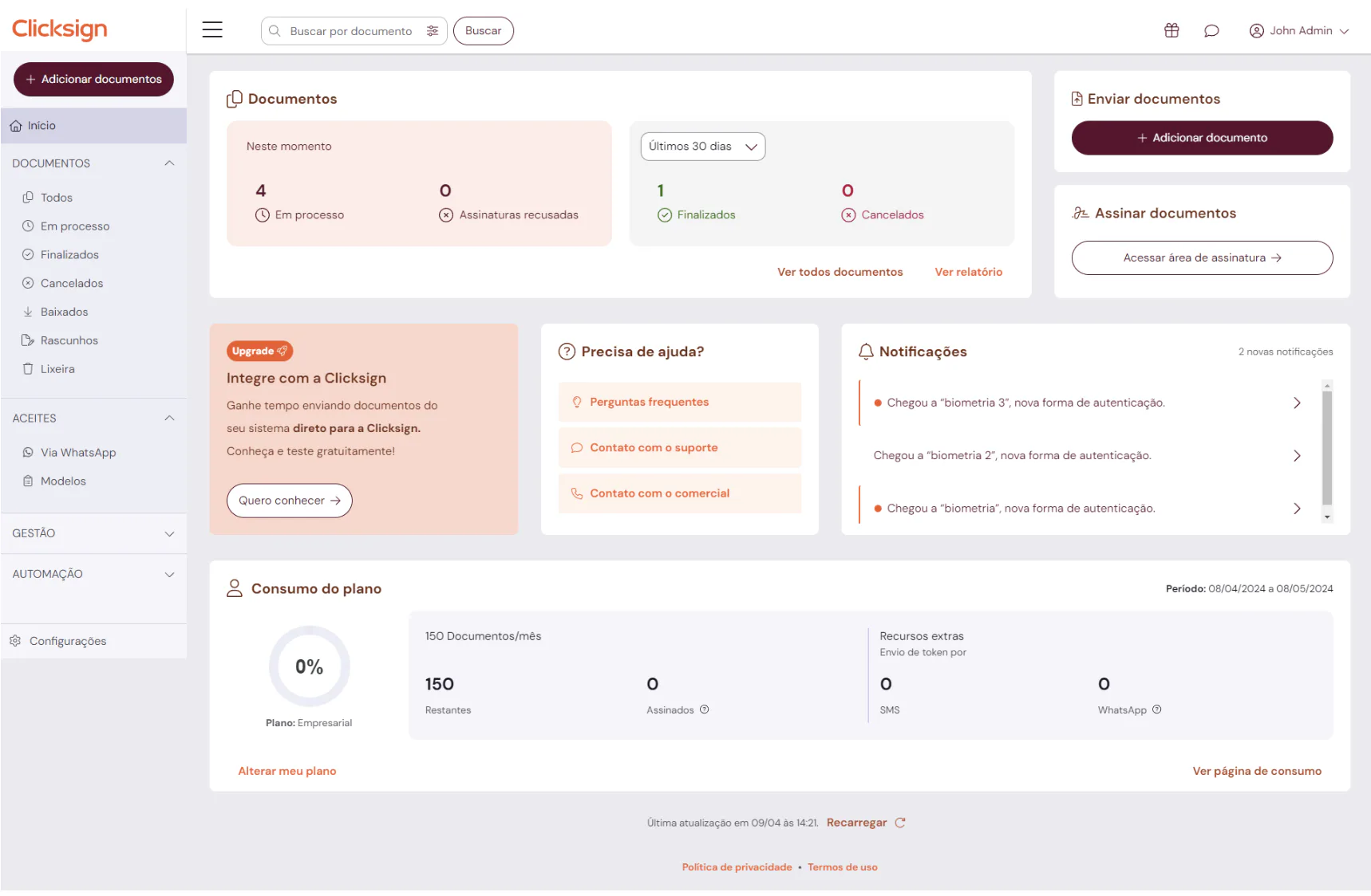 Clicksign - Avaliações, preços e classificações | GetApp Brasil 2026