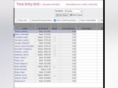 isolved Software - Time Entry Grid - thumbnail