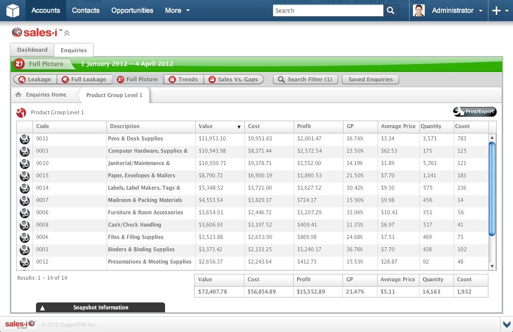 sales-i Software - sales-i Enquiries