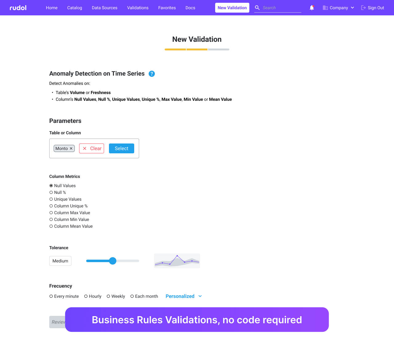 Business Rules Validations, no code required