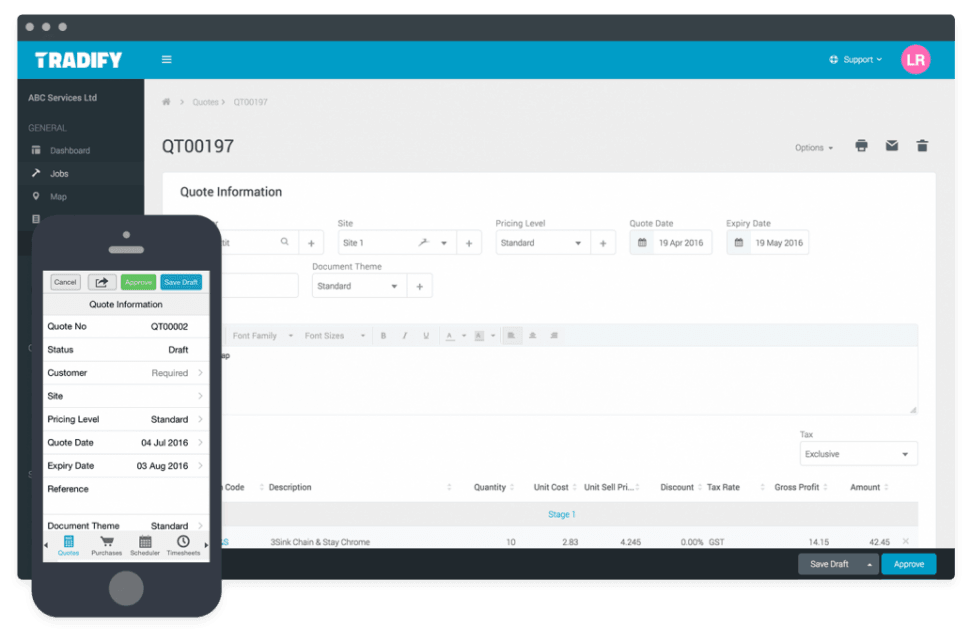 Tradify Logiciel - 4