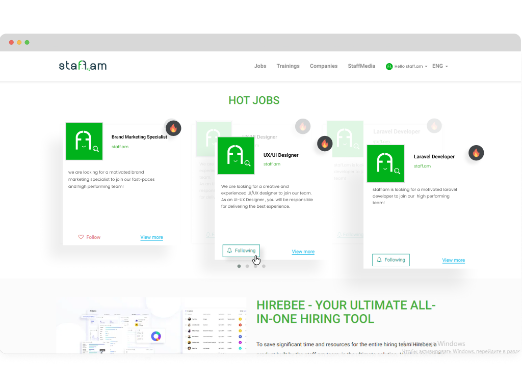 staff.am Software - staff.am promote job openings