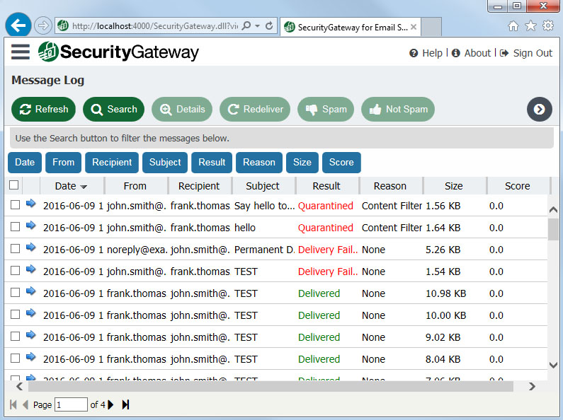 mdaemon mail server authentication from security gateway