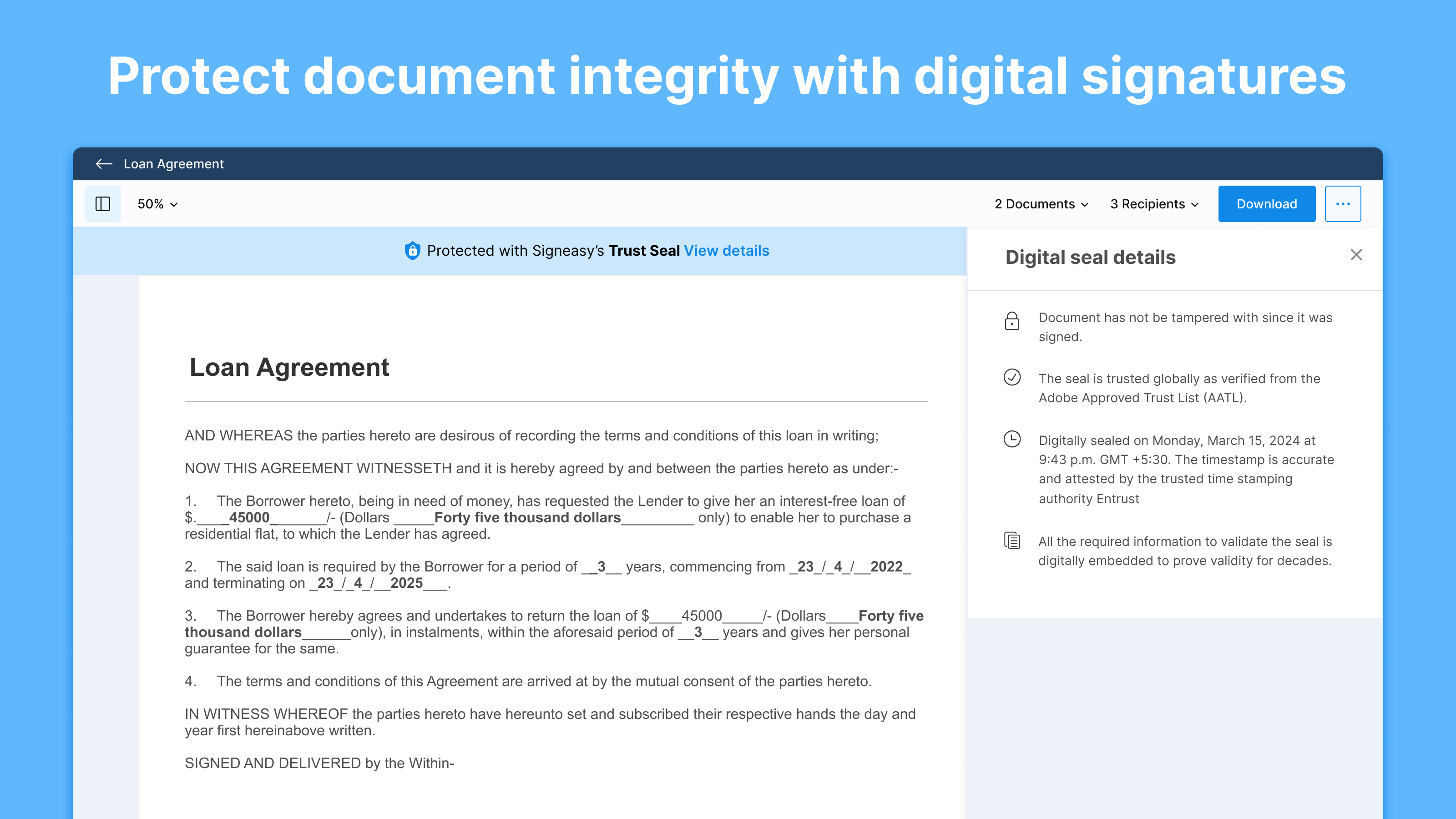 Signeasy Logiciel - 3