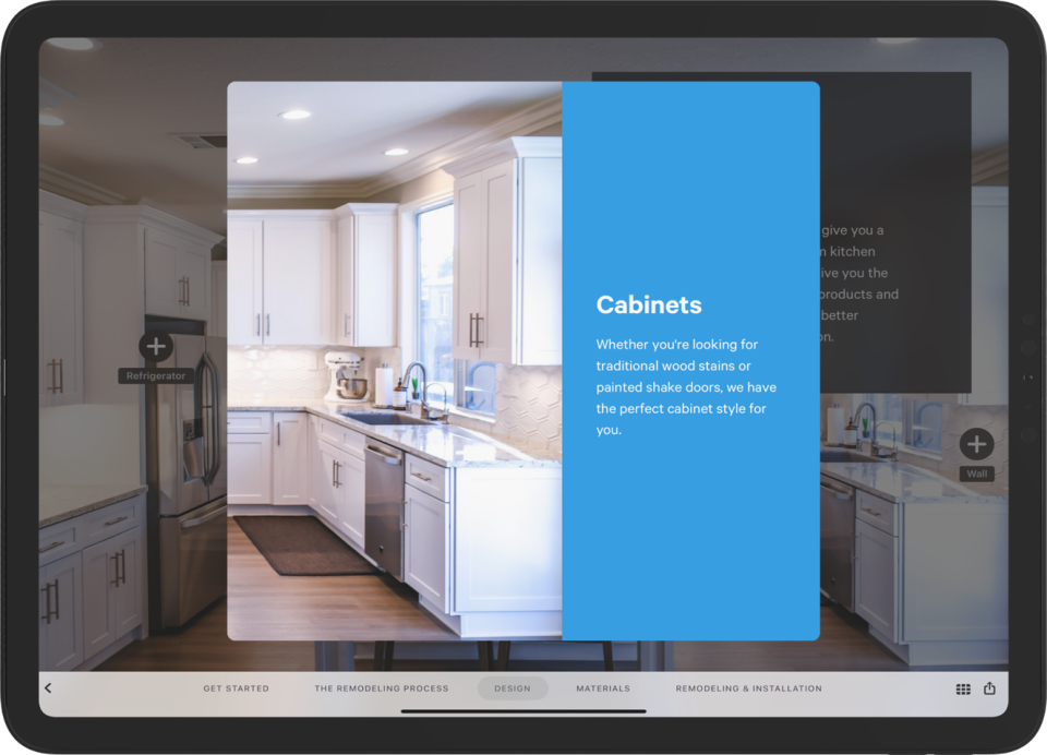Ingage Software - Interactive buttons built into the presentation allow you to dive deeper and solve more customer problems without lengthening your presentation.