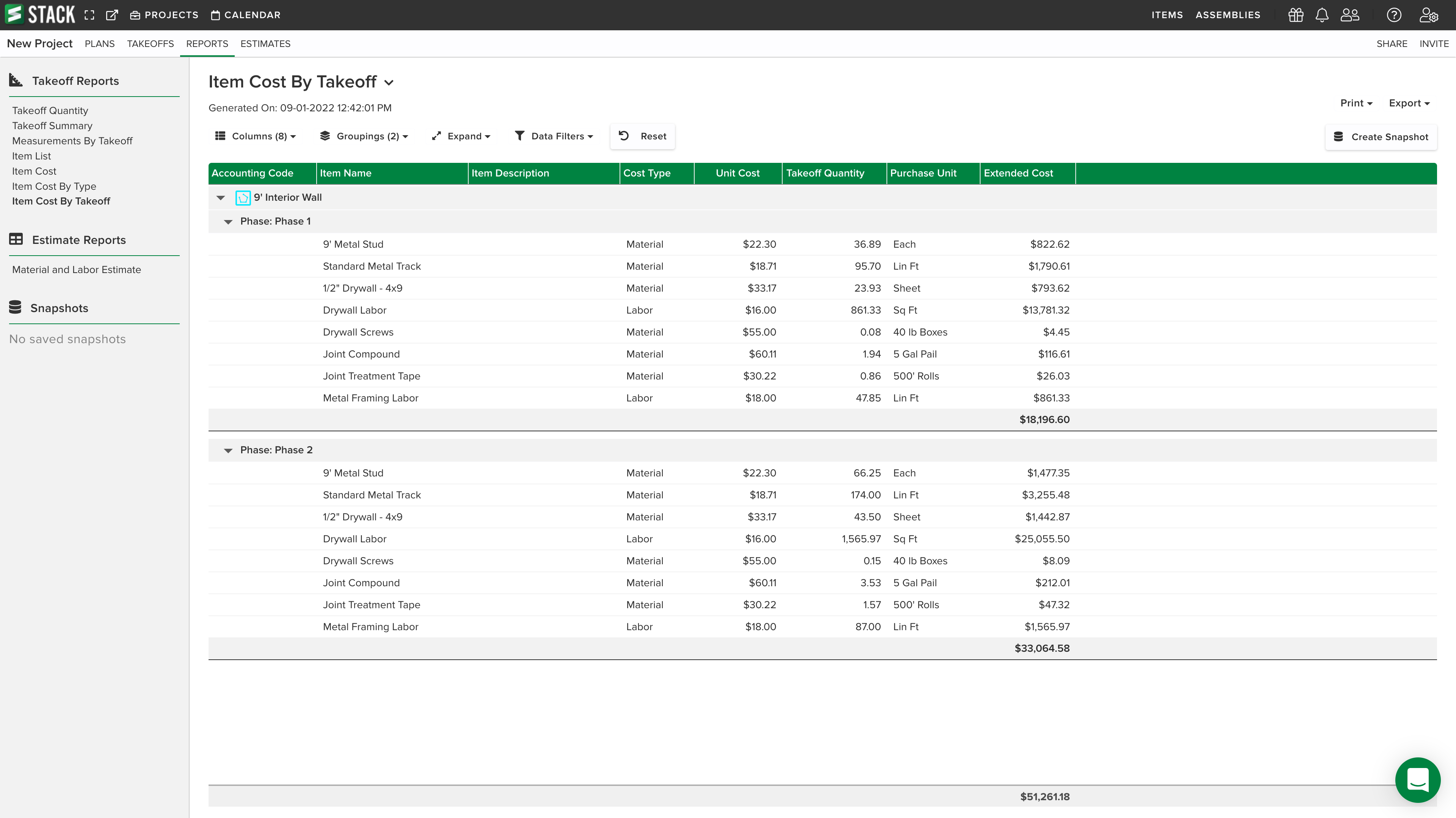 STACK Software - STACK reporting
