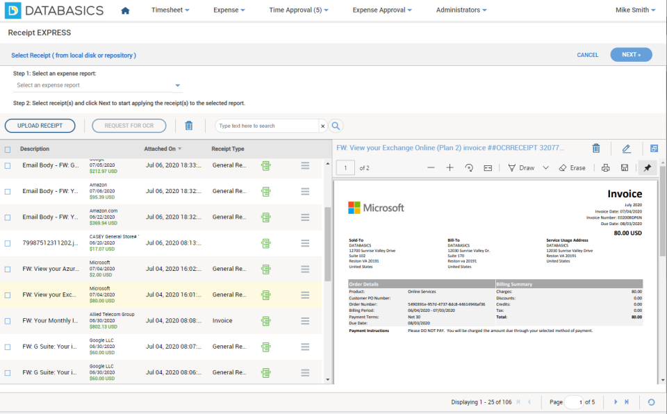 DATABASICS Time & Expense Software - 2