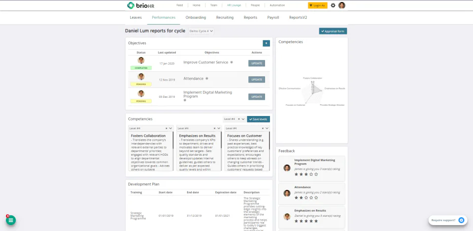 BrioHR Software - 2025 Reviews, Pricing & Demo