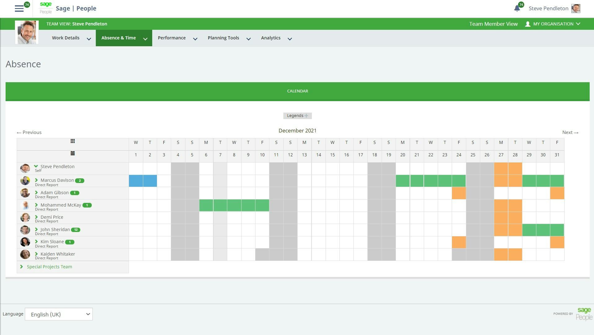 Sage People Software - 3