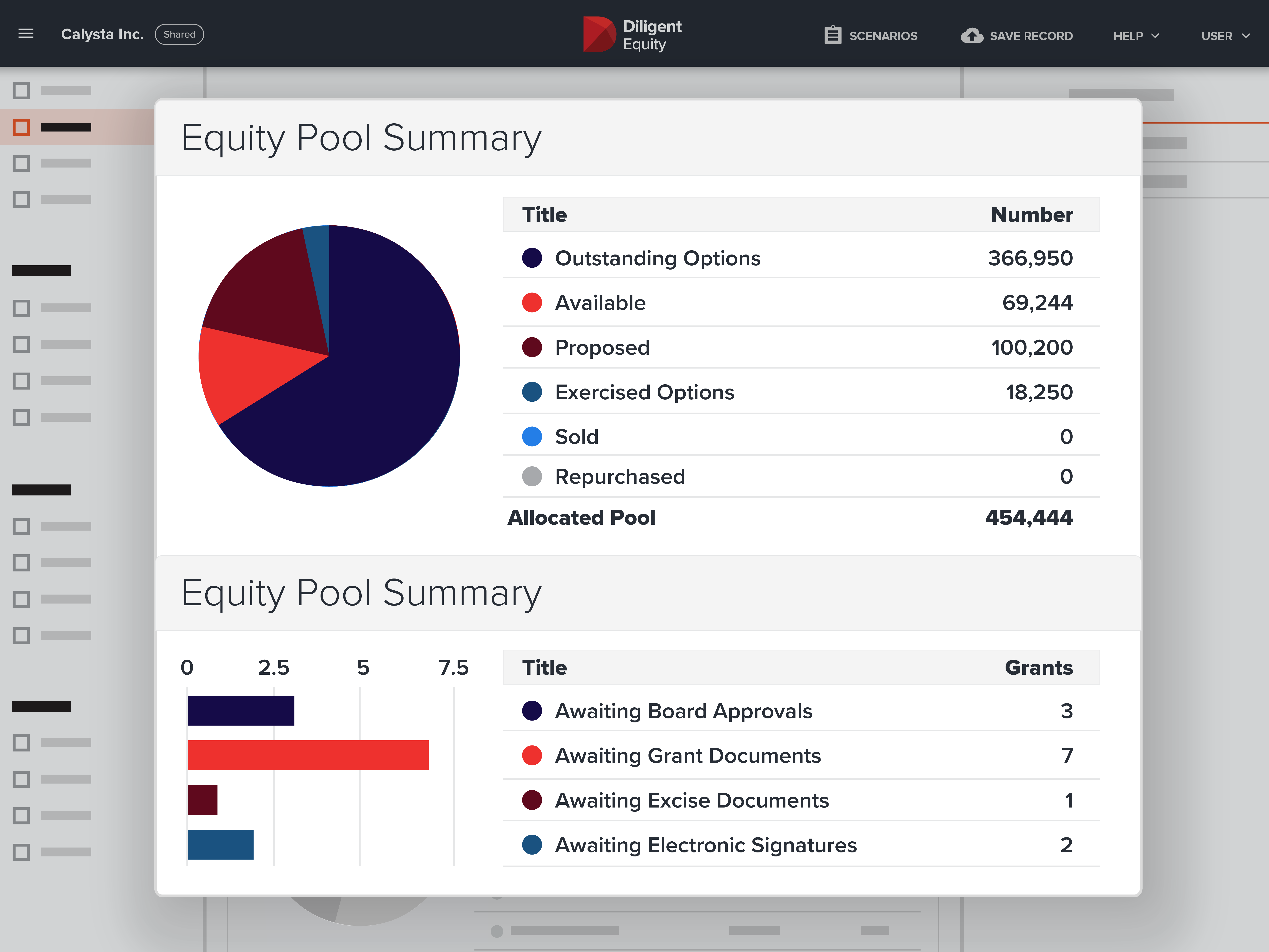 Diligent Equity Software - Robust Option Administration