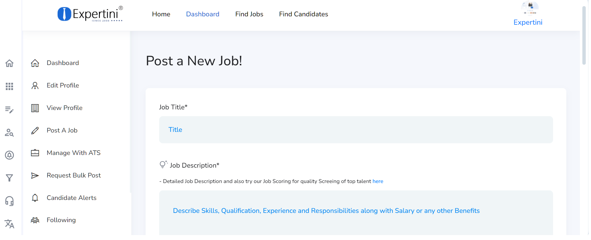 Expertini Software - Expertini Post Free Jobs - thumbnail