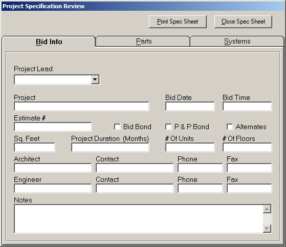 ACES PRO Software - Spec sheet