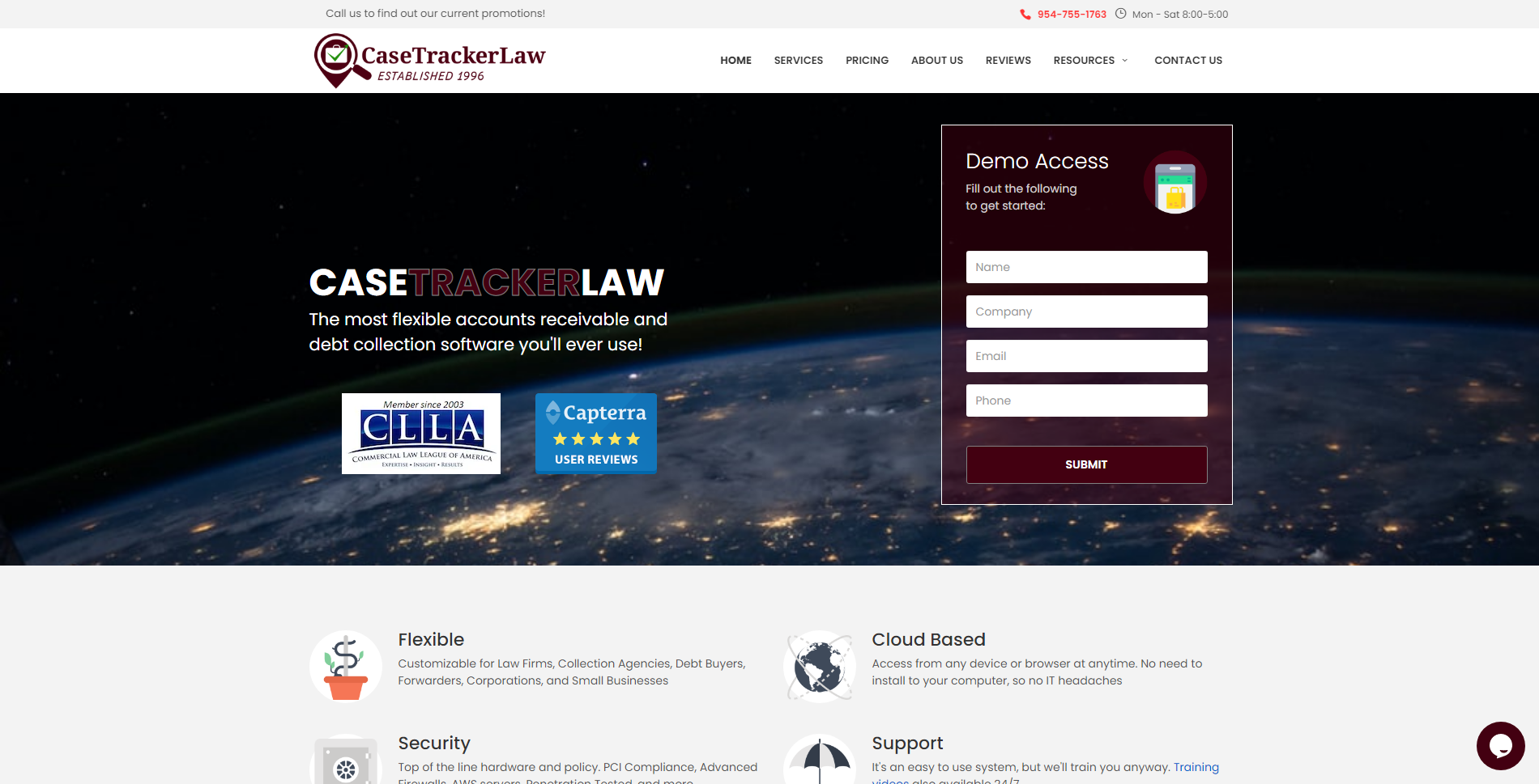 CasetrackerLaw Software - CasetrackerLaw Home Page