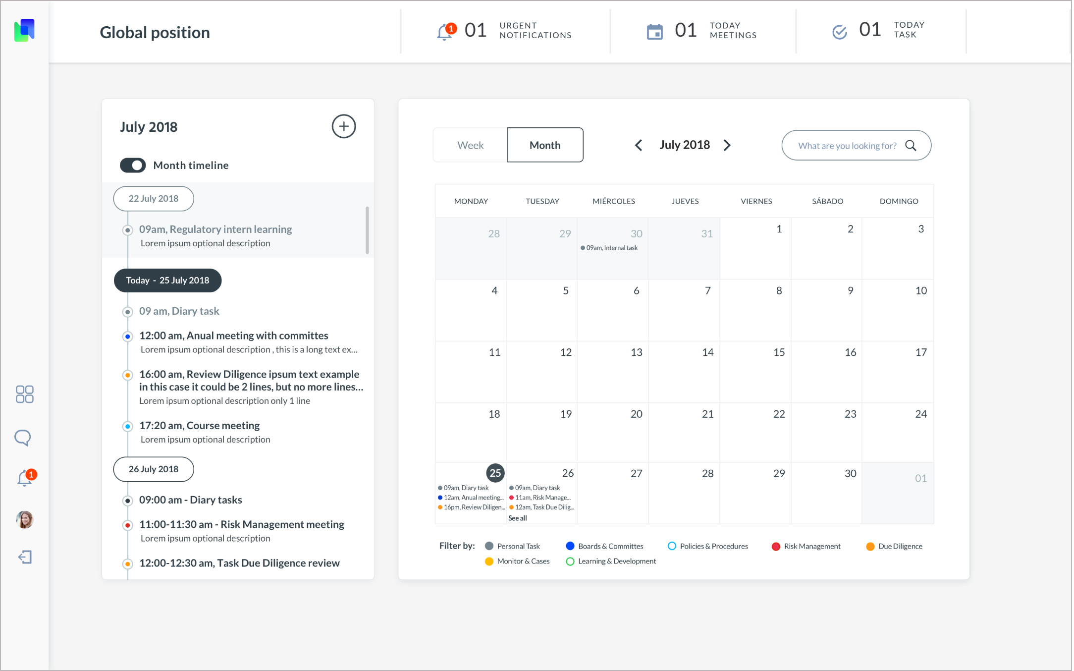 Hetikus  screenshot: Manage everything in a single place: Instantly see the tasks and activities across your entire organization of all applications in use simultaneously, easily coordinate your teams, and identify areas you need to pay closer attention to.
