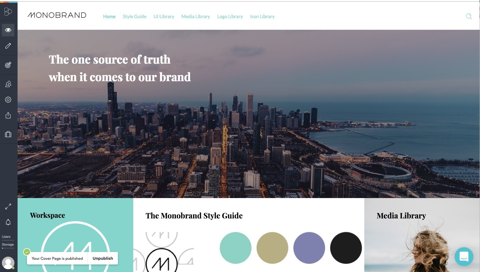 Brand Portal – Create entry-points to an entire brand world