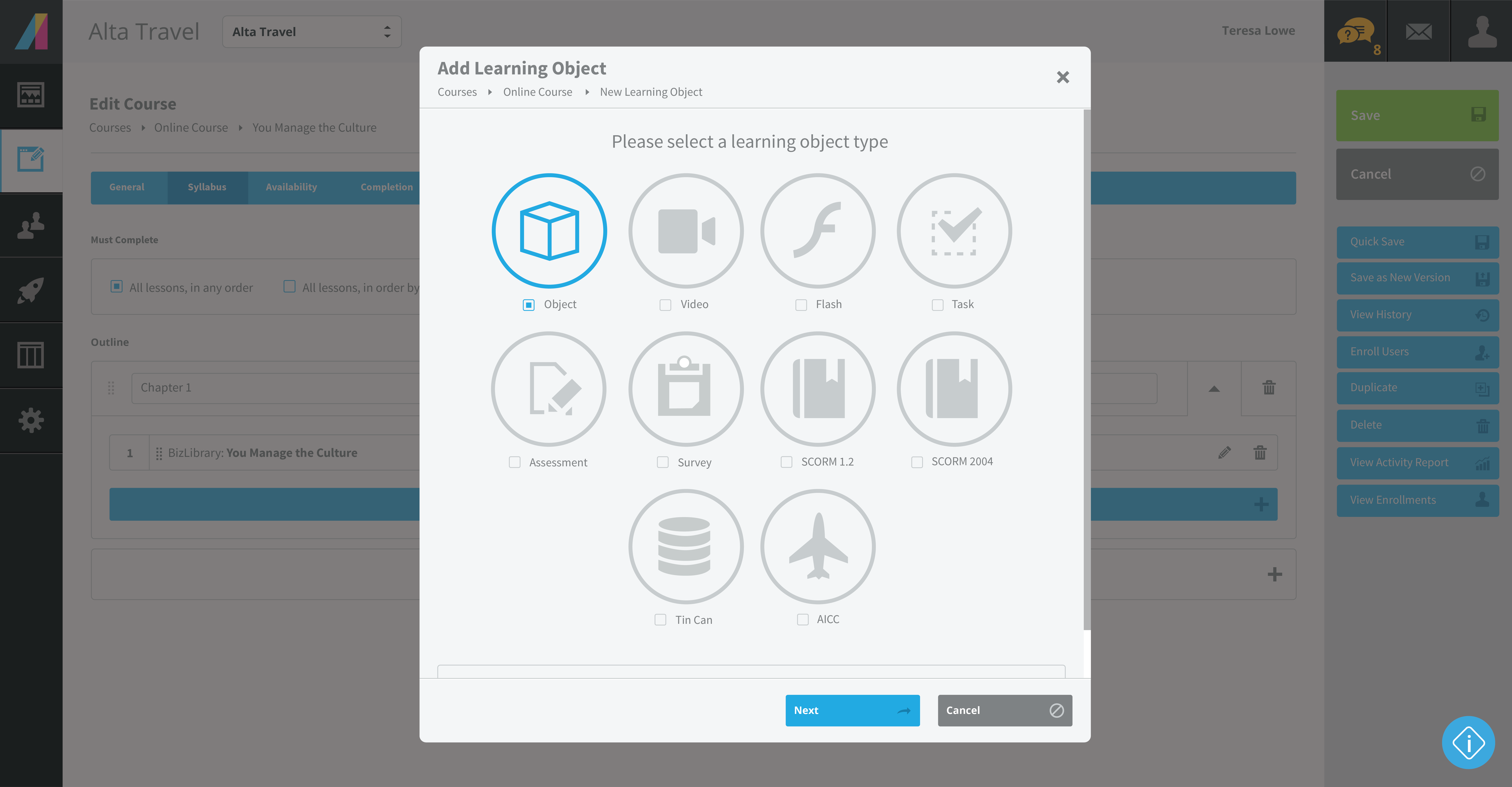 Absorb LMS Software - Easy to upload Learning Objects
