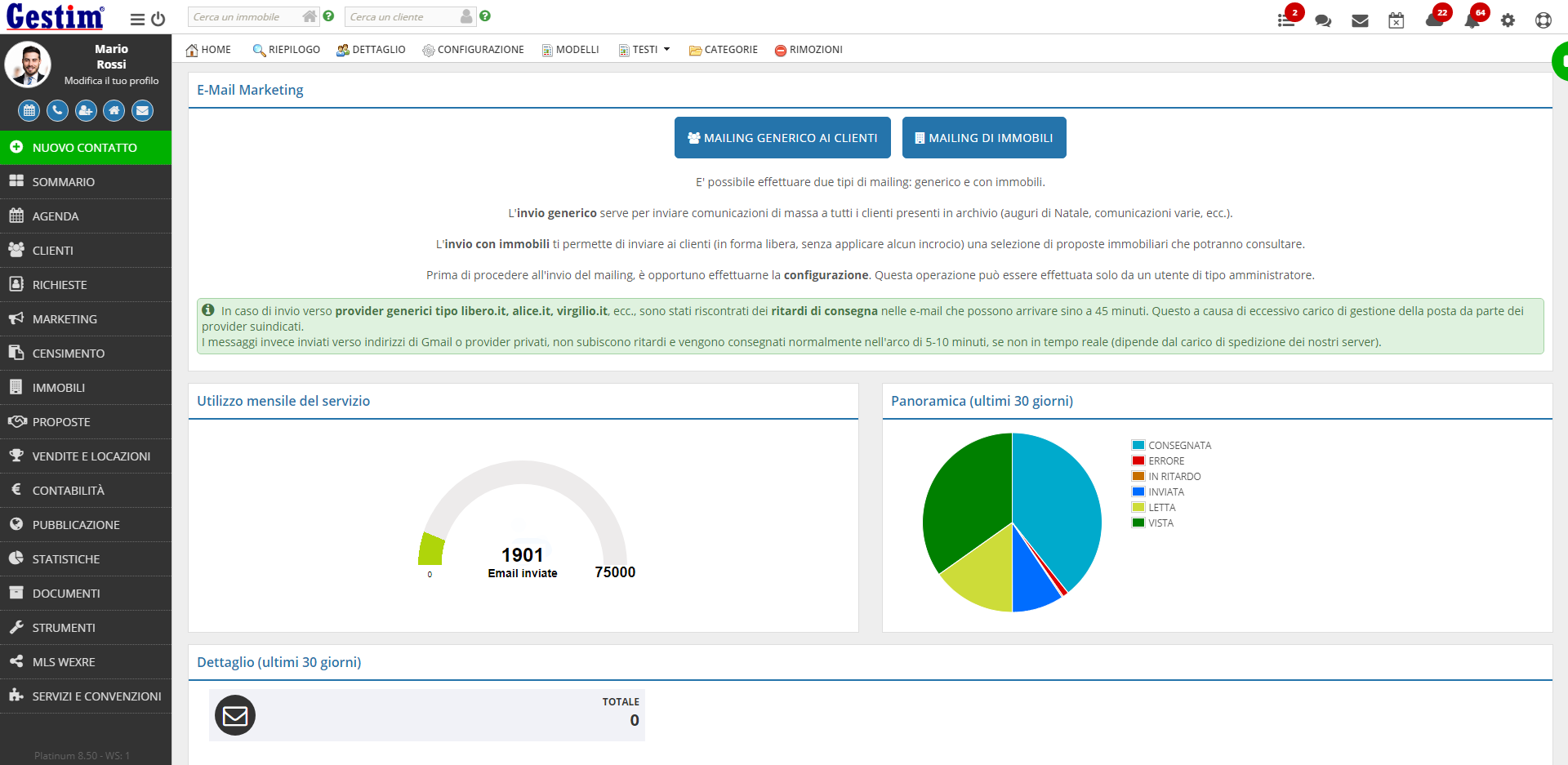 Gestim Software - EMail Marketing with real time tracking