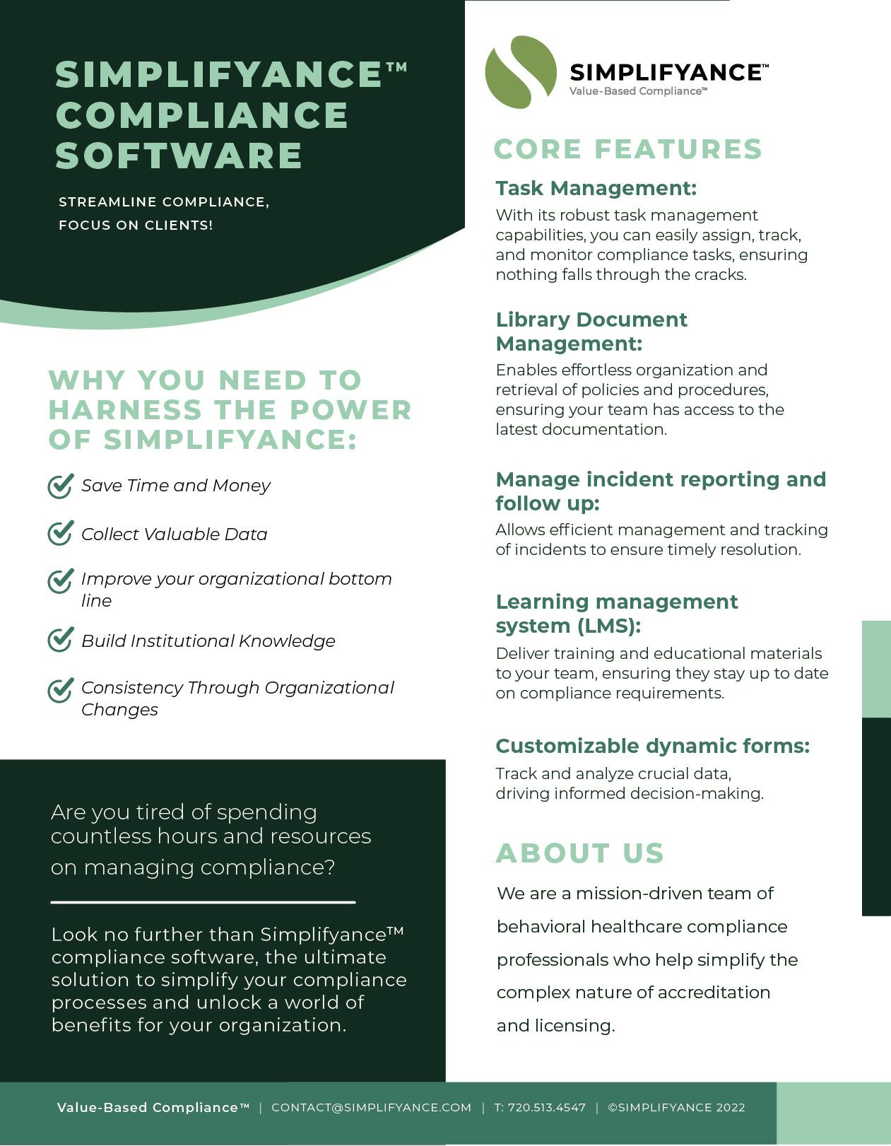 Simplifyance Software - Simplifyance Software