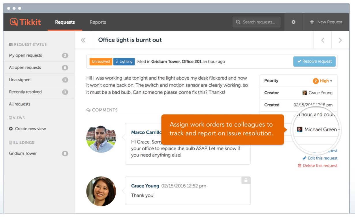 Tikkit Software - Tikkit - Work order management