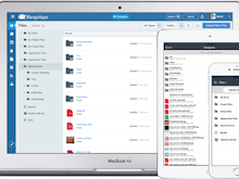MangoApps Software - Build for secure file sharing, sync, management and file versioning.