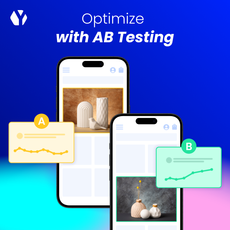 BEYABLE screenshot: Optimisation avec BEYABLE A/B Test sur mobile