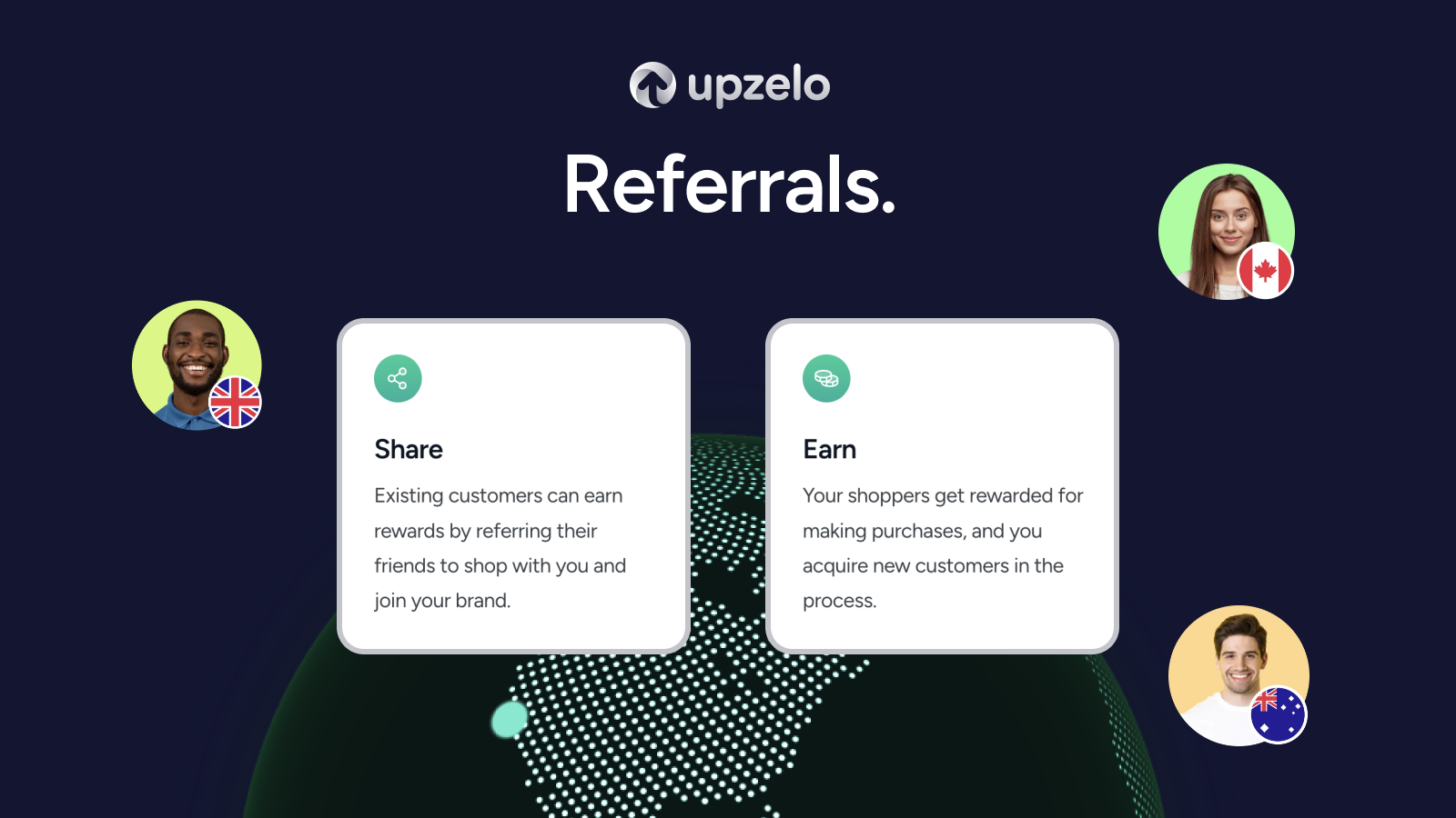 Referrals. Drive growth and engagement in your loyalty program with our referral system.