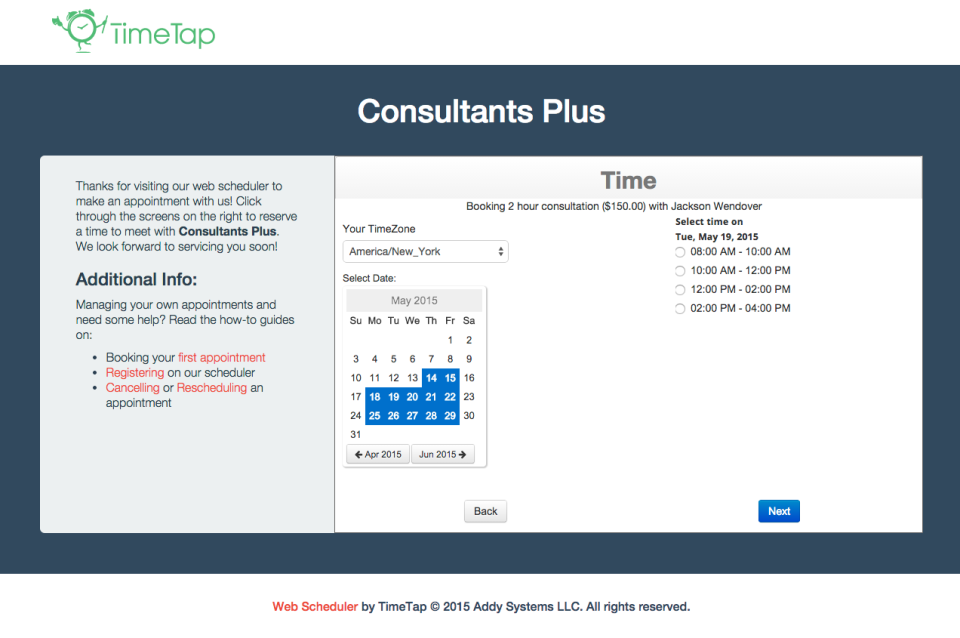 TimeTap Pricing, Features, Reviews & Alternatives GetApp