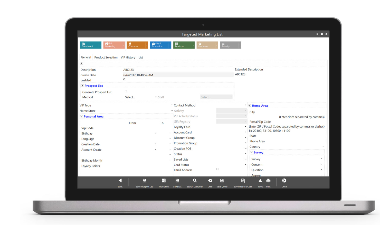 Mi9 Retail Suite Software - Users can manage multiple loyalty card types, point events, rewards, and more from a centralized database