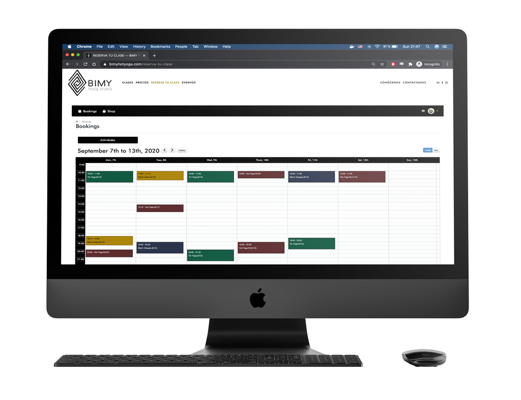 Resawod screenshot: Resawod Activity Schedule