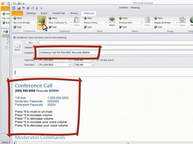 Clipboard for Outlook Software - 3