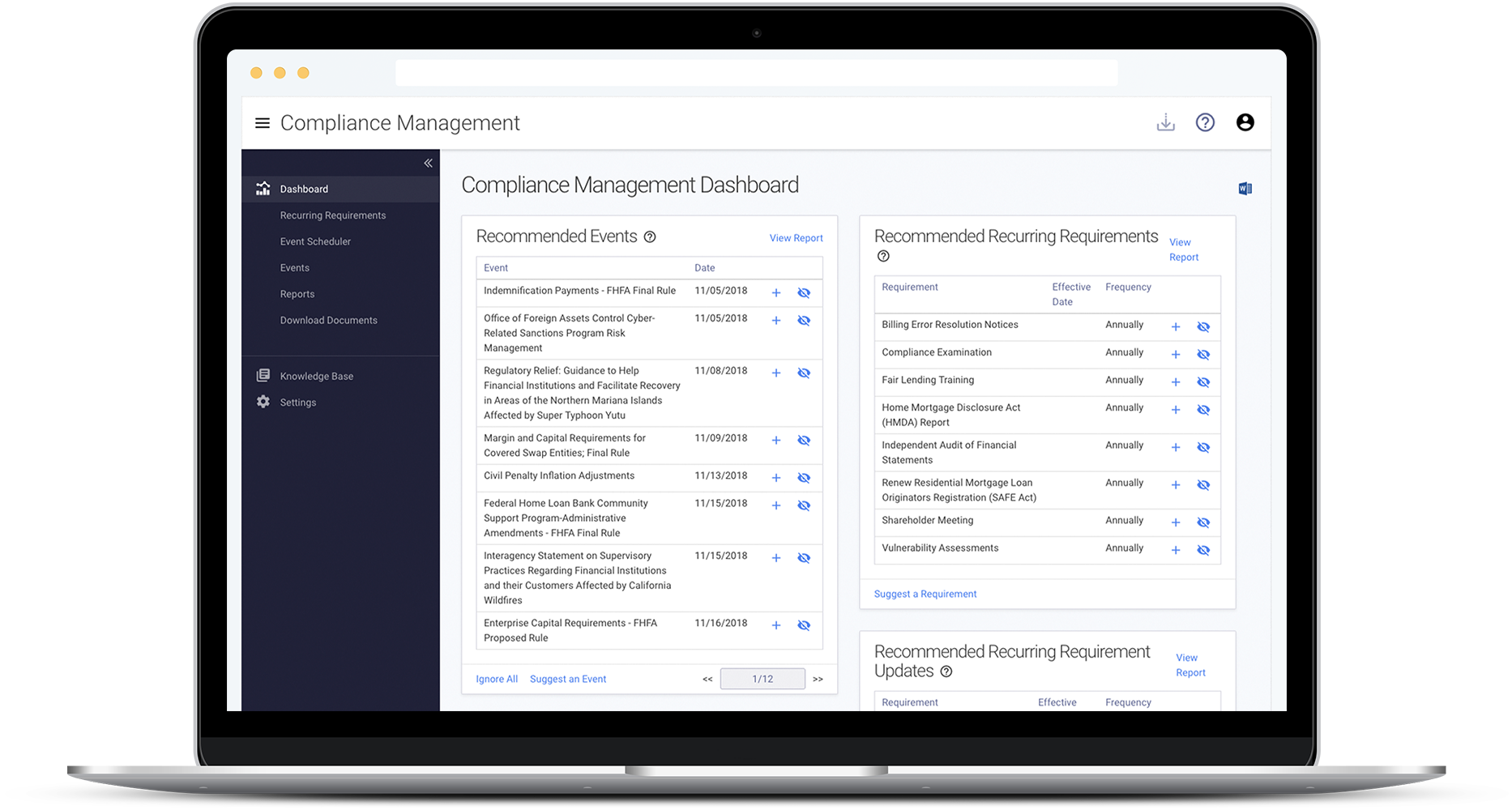 Tandem by CoNetrix compliance management