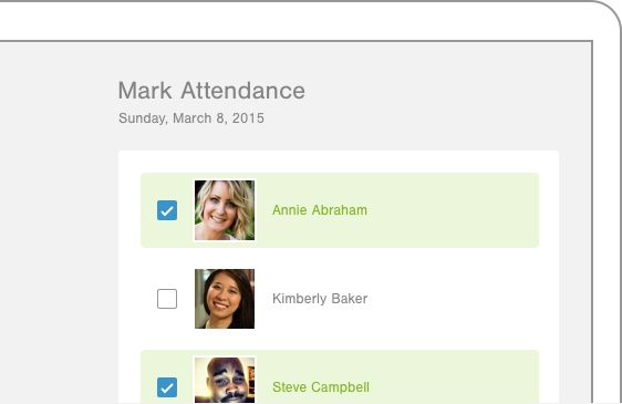 Realm users can track event attendance